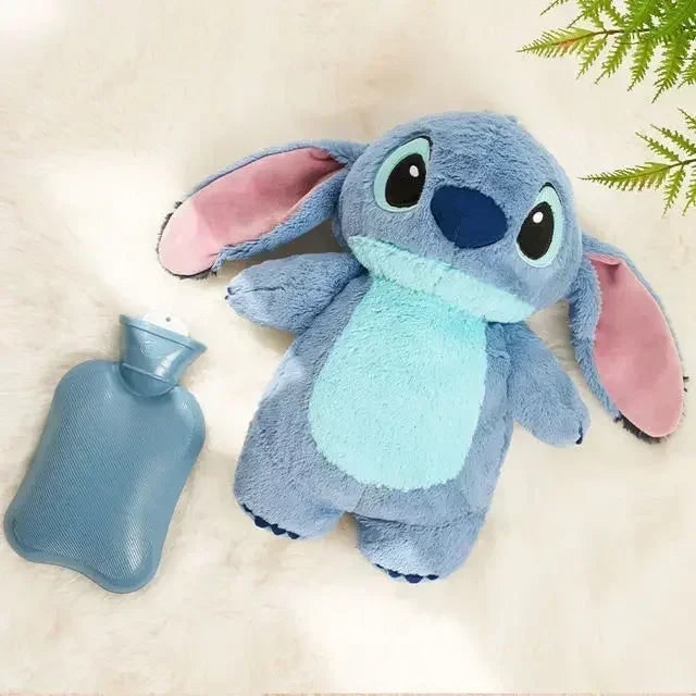 Stitch Extra Large Plush Hot Water Bottle A Cosy Winter Hand Warmer Gift - Image 4