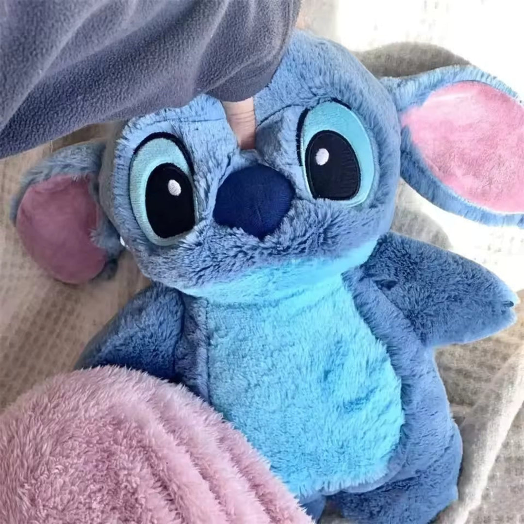 Stitch Extra Large Plush Hot Water Bottle A Cosy Winter Hand Warmer Gift - Image 2