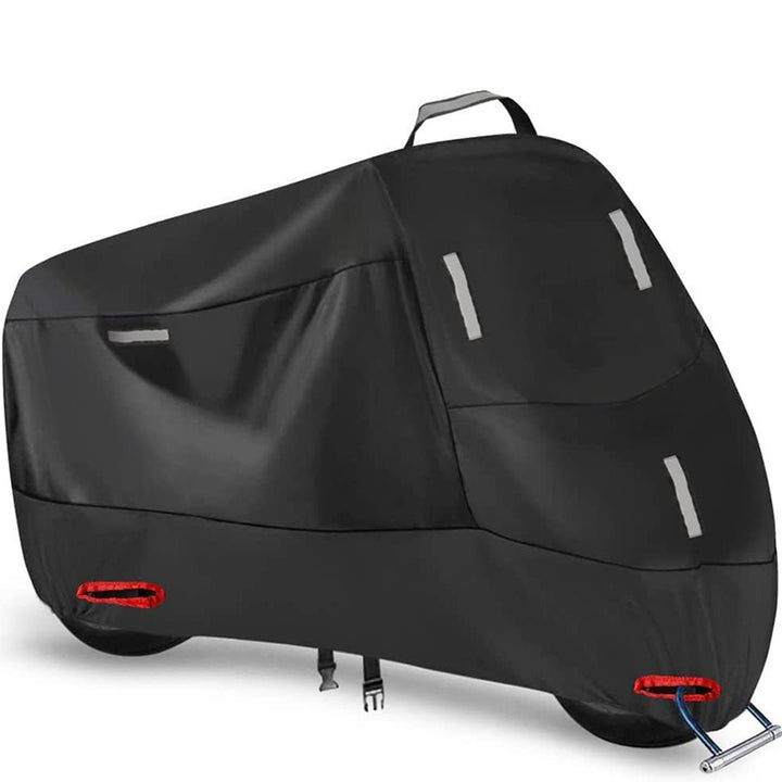 Stormshell Weatherproof Motorcycle Cover With Reflective Stripes And Reinforced Lock Openings - Image 8
