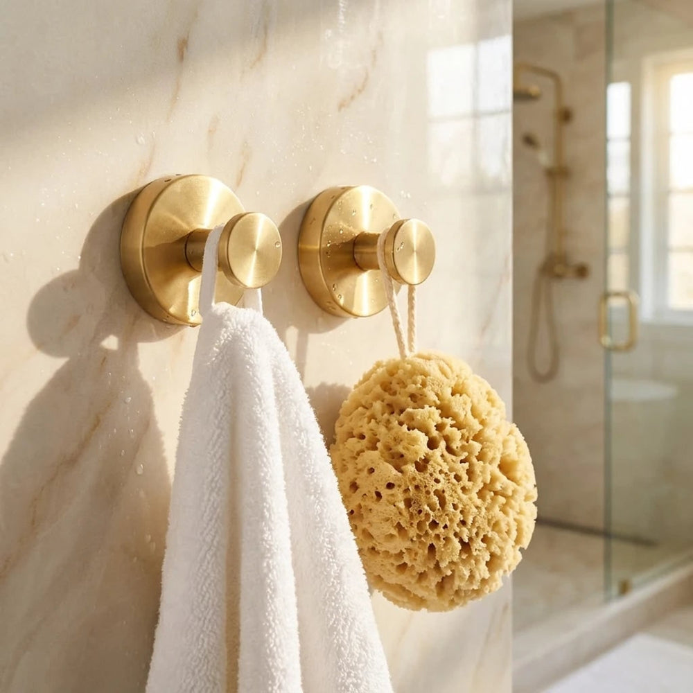 Suction Hooks Stainless Steel No Drill 4 Pack For Bathroom And Kitchen - Image 2