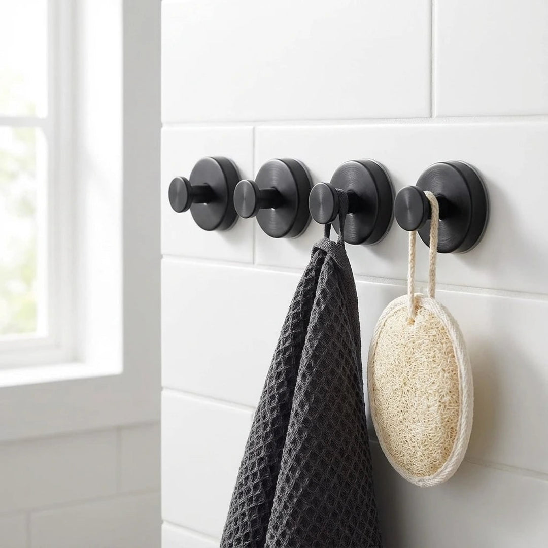 Suction Hooks Stainless Steel No Drill 4 Pack For Bathroom And Kitchen - Image 8