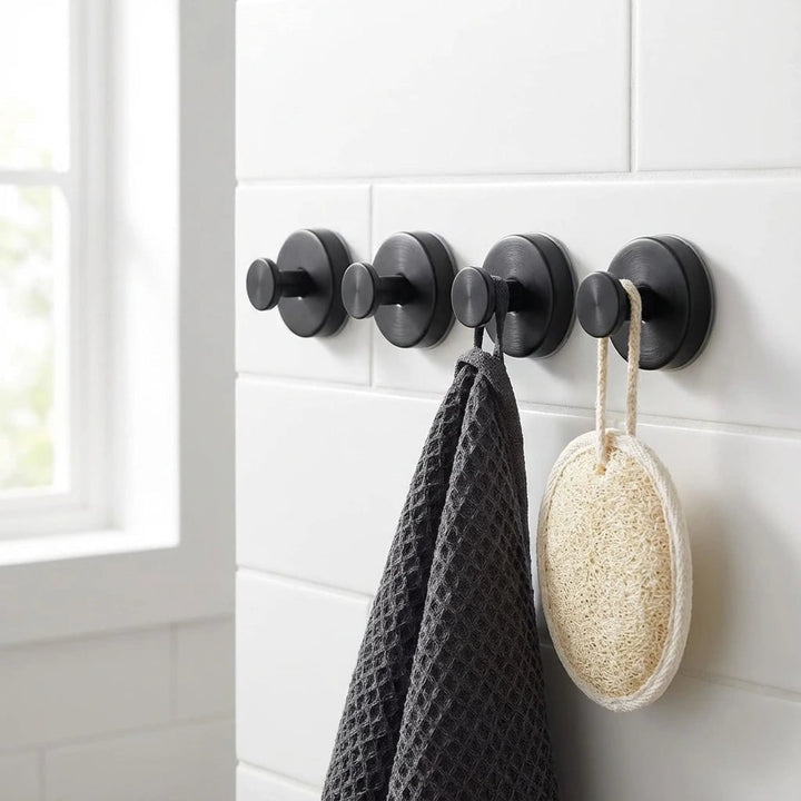 Suction Hooks Stainless Steel No Drill 4 Pack For Bathroom And Kitchen - Image 8