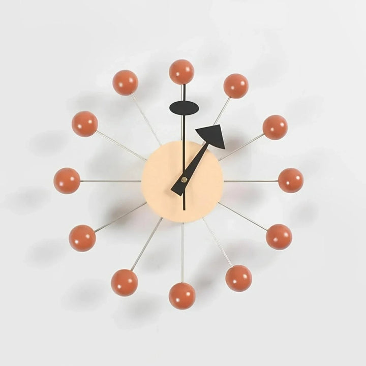 Sunburst Wall Clock Decorative Metal With Silent Movement - Image 4