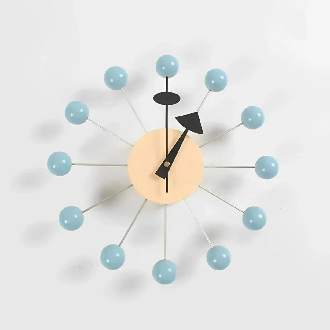 Sunburst Wall Clock Decorative Metal With Silent Movement - Image 5