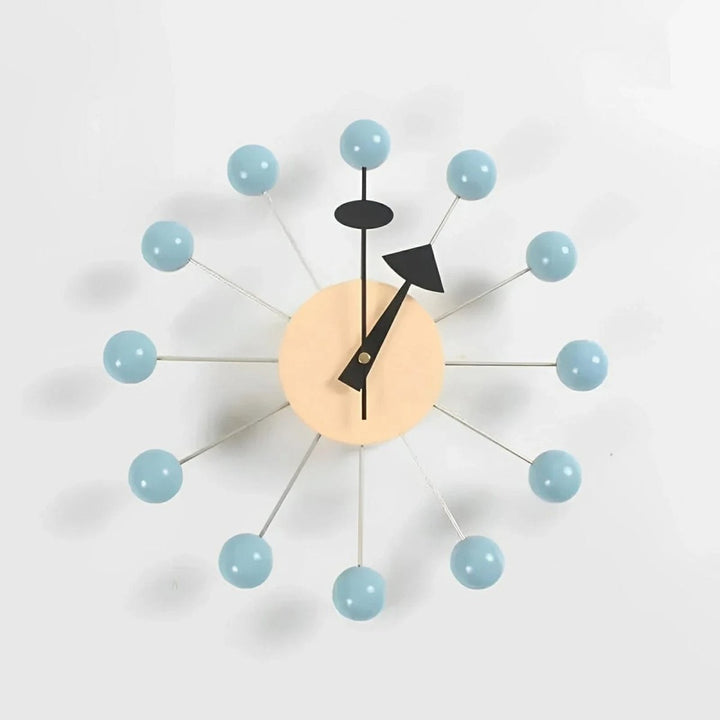 Sunburst Wall Clock Decorative Metal With Silent Movement - Image 5