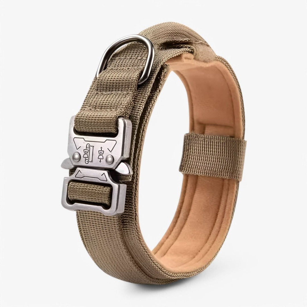 Tactical Dog Collar With Padded Interior And Integrated Control Handle For Training - Image 6
