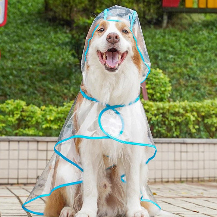 Transparent Hooded Pet Raincoat Waterproof Dog Raincoat For Rainy Walks - Image 4