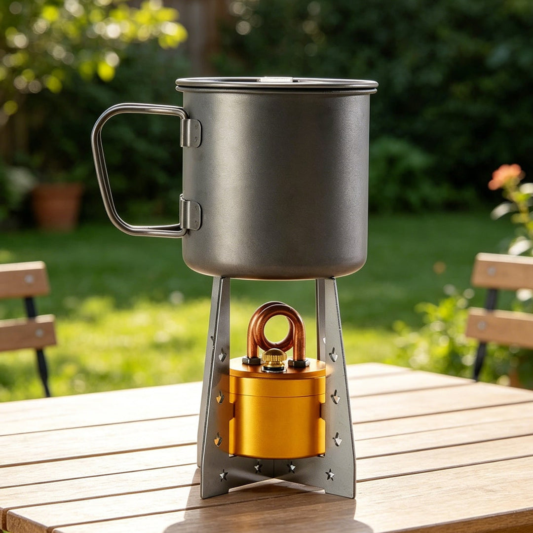 Ultralight Alcohol Burner Stove For Camping And Backpacking - Image 4