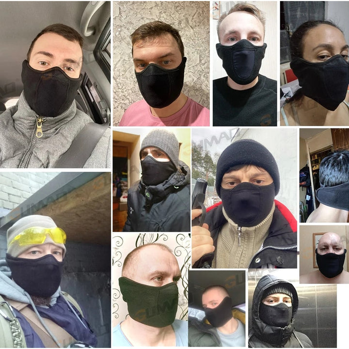Windproof Fleece Face Mask For Skiing Cycling And Winter Outdoor Activities - Image 9