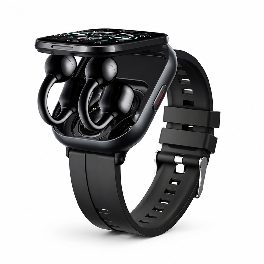 Wireless Earbuds Integrated Into A HD Touchscreen Smartwatch - Image 5