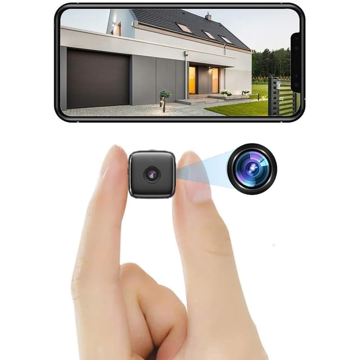 Wireless Security Camera With Night Vision And Motion Detection For Indoor Home Monitoring - Image 1