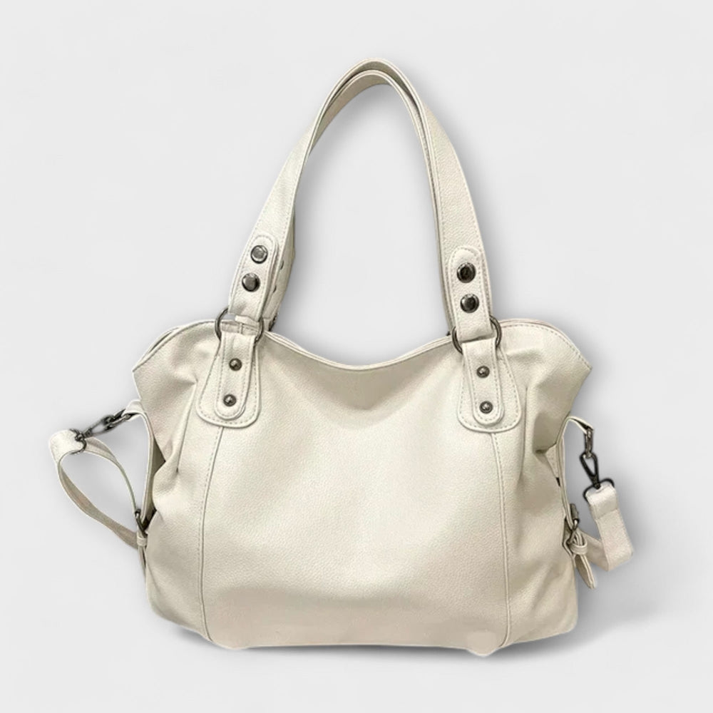 Women's Shoulder Bag with Streamlined Hobo Silhouette and Soft Leather - Image 1