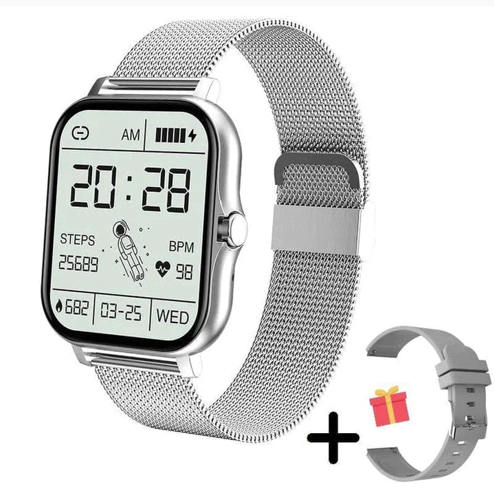 Women's Smartwatch With Slim Metal Mesh Band And Fitness Tracking - Image 5