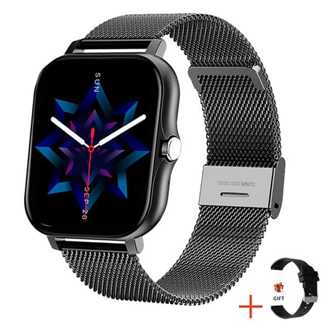 Women's Smartwatch With Slim Metal Mesh Band And Fitness Tracking - Image 8