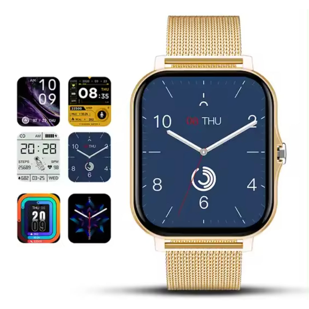 Women's Smartwatch With Slim Metal Mesh Band And Fitness Tracking - Image 4