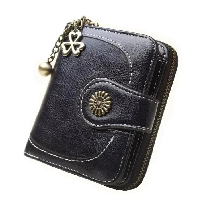 Women's Wallet with Streamlined Compact Design and Chain - Image 11