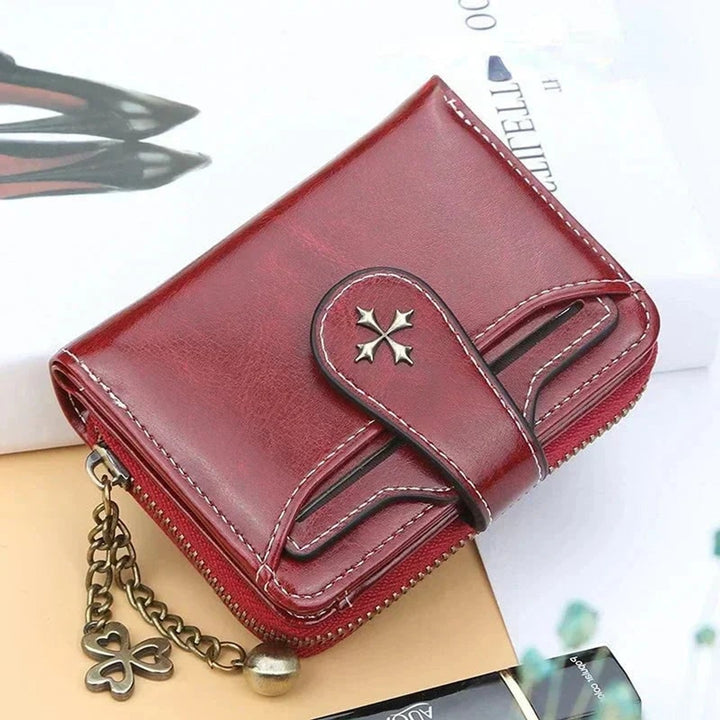 Women's Wallet with Streamlined Compact Design and Chain - Image 2