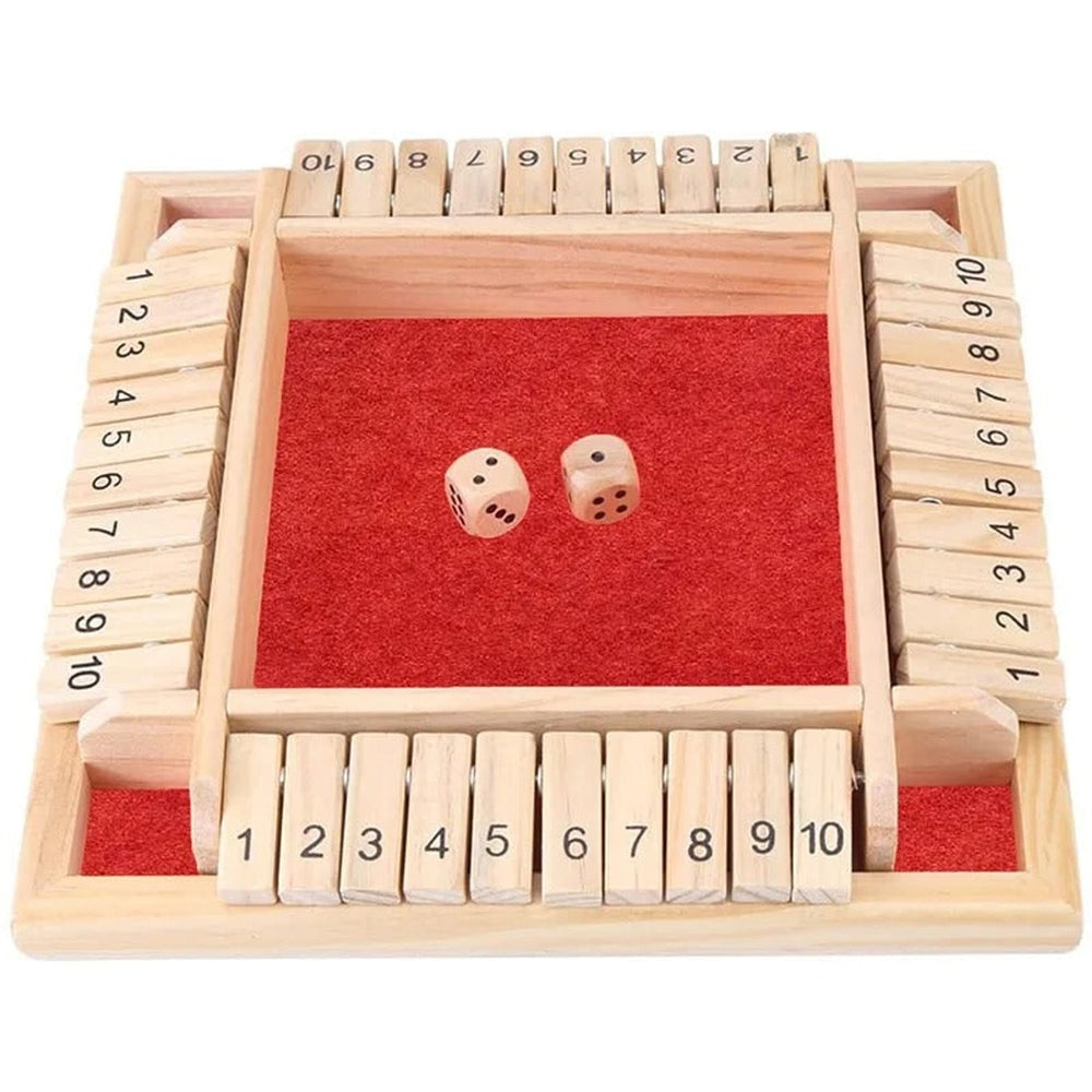 Wooden Board Game With Dice Educational Strategy Game - Image 2