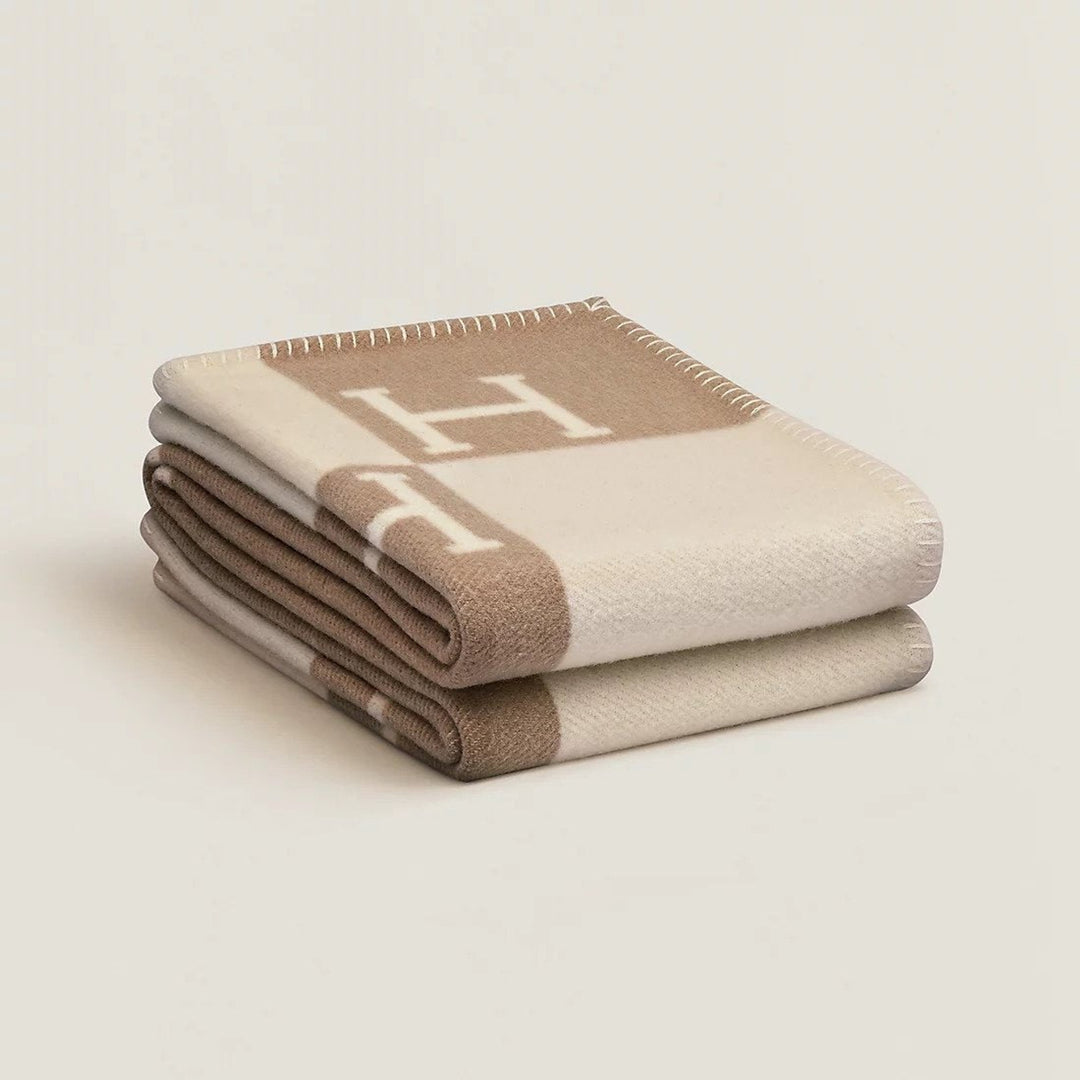 Wool Cashmere Blanket Throw Soft Warm - Image 3