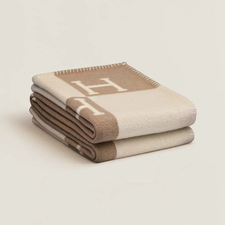 Wool Cashmere Blanket Throw Soft Warm - Image 3